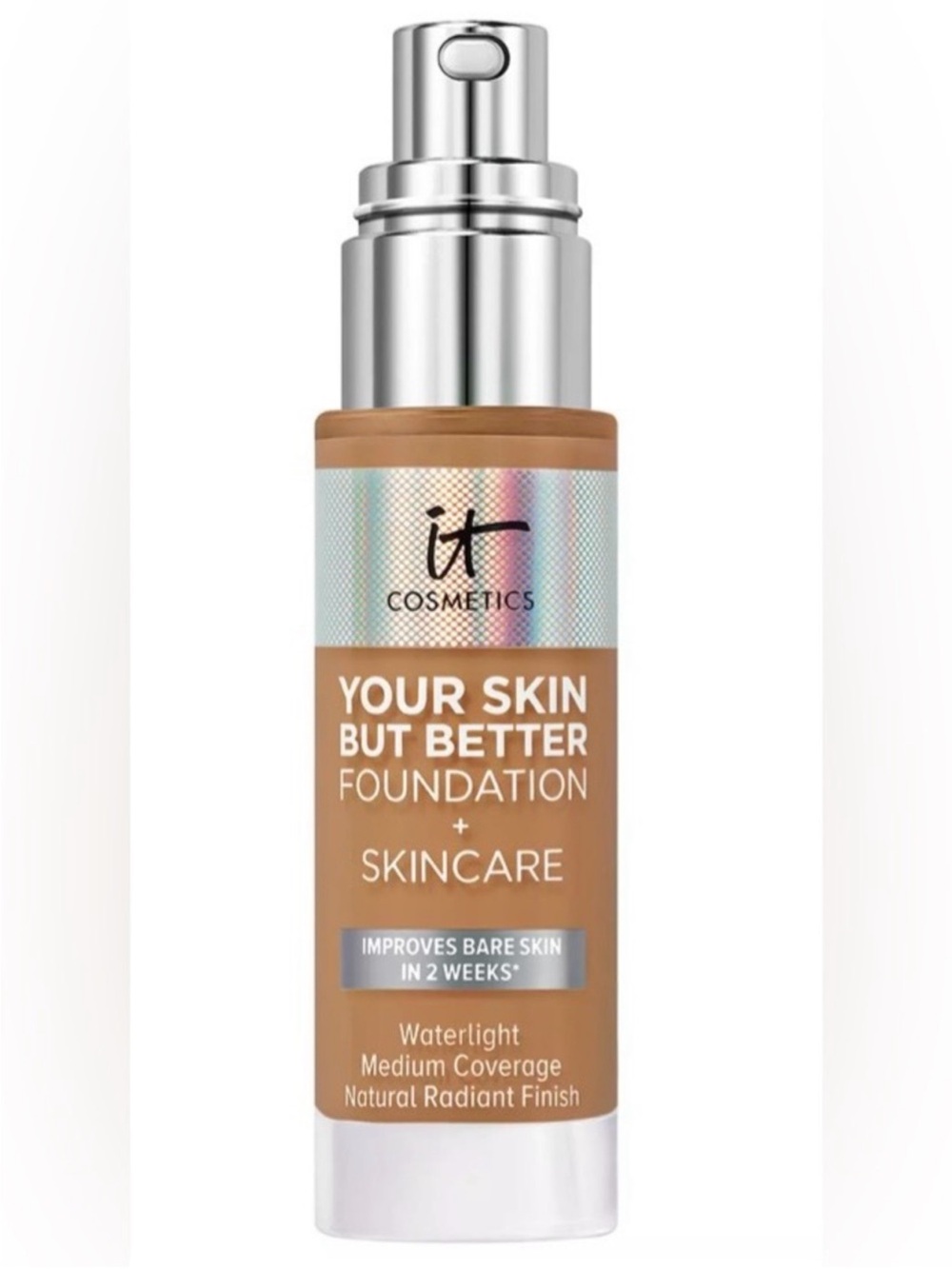 IT Cosmetics Your Skin But Better Foundation + Skincare — Tan Warm 44